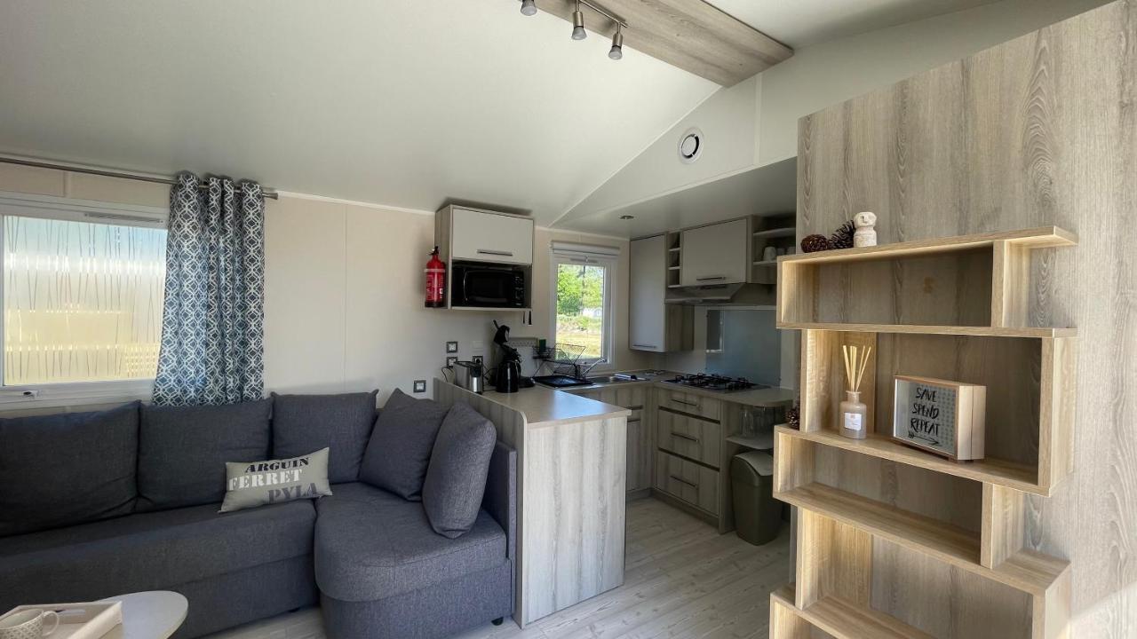 Mobil Home Xxl - Bord Lac - Camping Les Viviers - Lege Cap Ferret Экстерьер фото