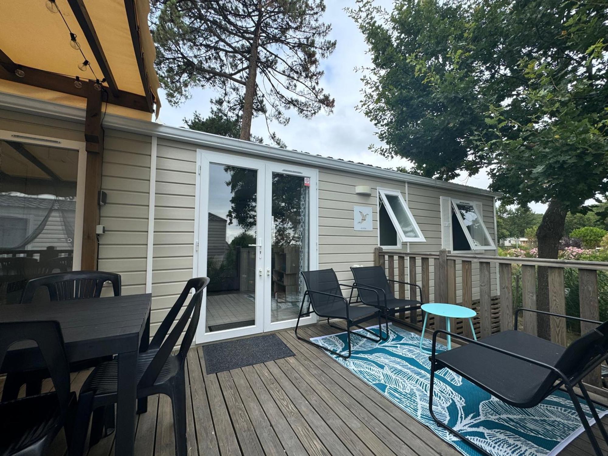 Mobil Home Xxl - Bord Lac - Camping Les Viviers - Lege Cap Ferret Экстерьер фото