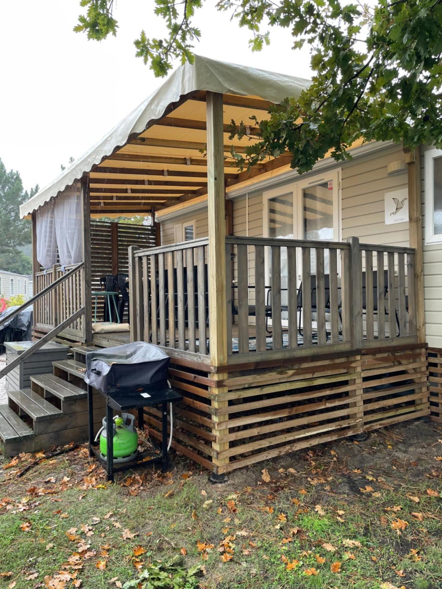 Mobil Home Xxl - Bord Lac - Camping Les Viviers - Lege Cap Ferret Экстерьер фото